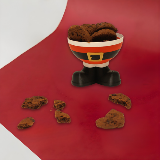 Santa Cookie Bowl